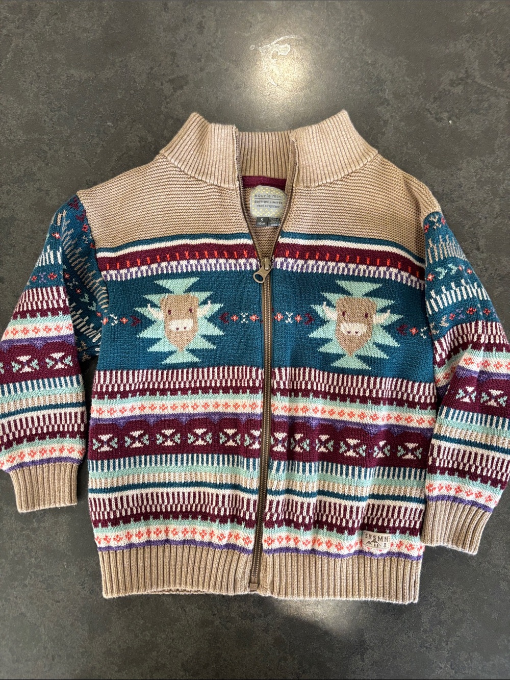 Souris Mini Zip up sweater